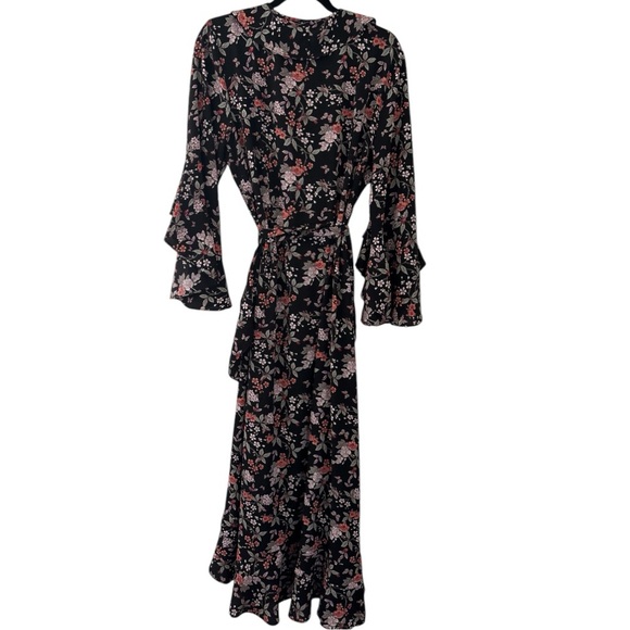 Max Studio Wraparound Ruffle Dress - Picture 9 of 12